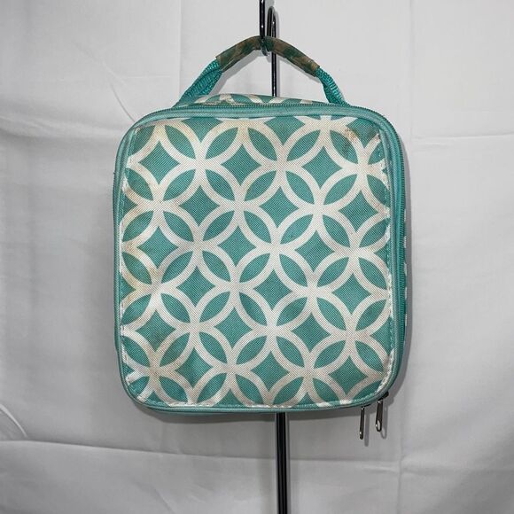 The Children's Place Girl's Teal Print Cooler Insulated Lunch Bag 8”x 9” - Picture 8 of 11